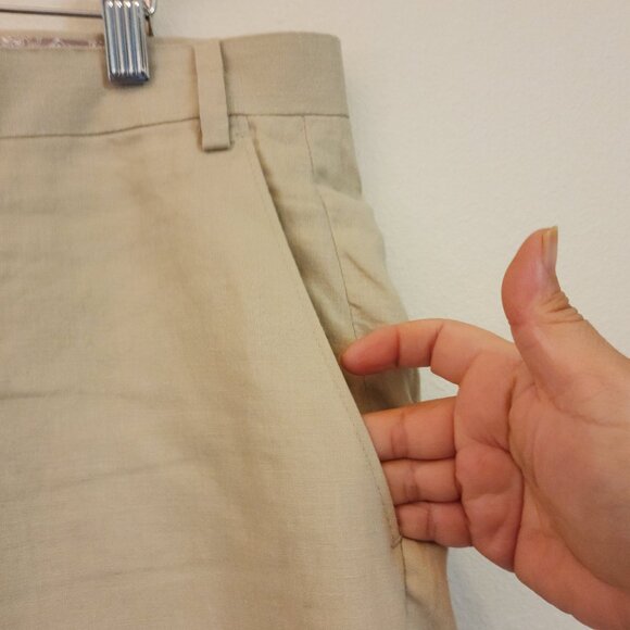 Lauren Ralph Lauren Black Label Linen Pant Women 36Wx29L Classic Tropical - Picture 8 of 12